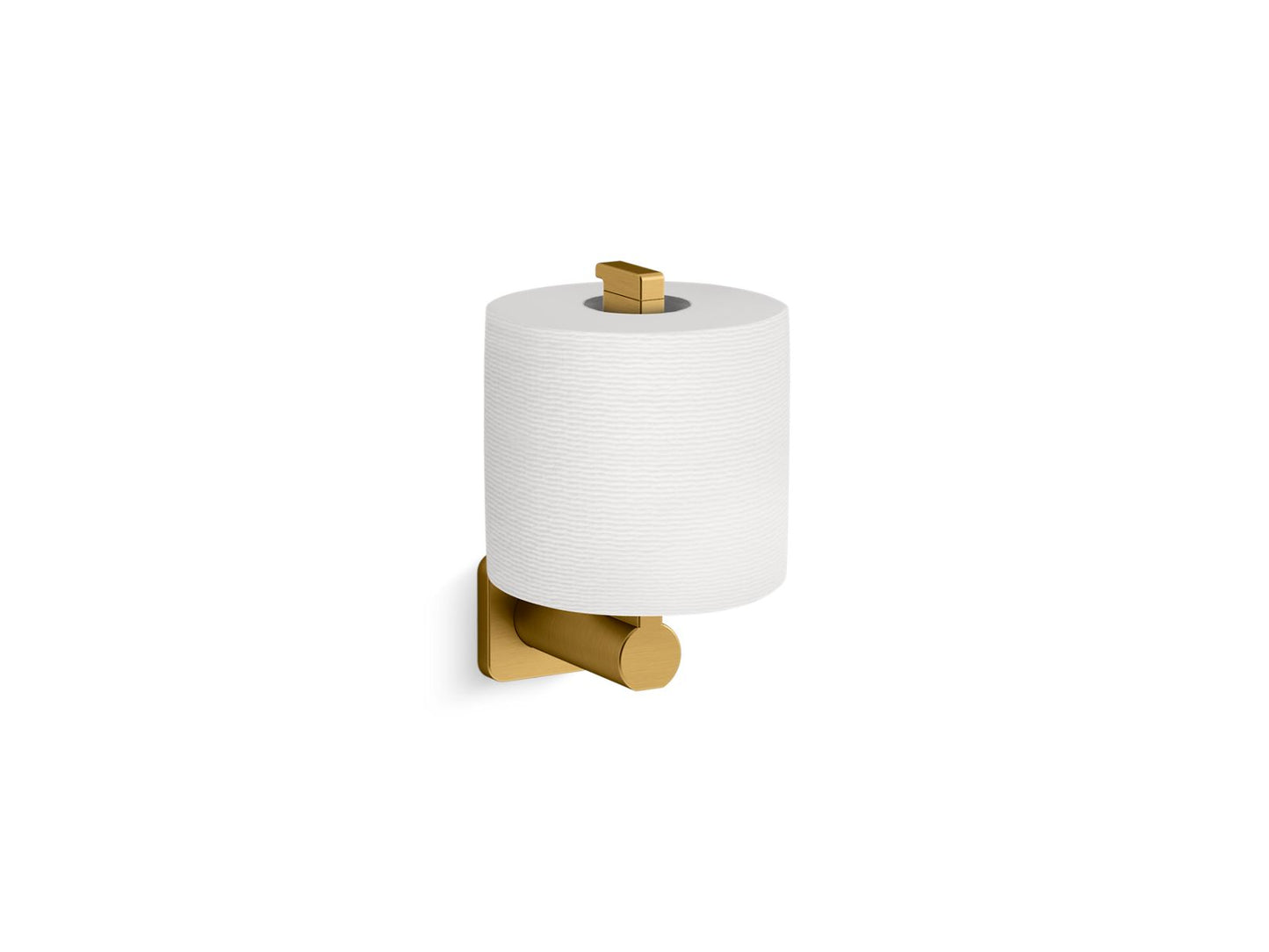 KOHLER K-23528-2MB Parallel Pivoting Toilet Paper Holder In Vibrant Brushed Moderne Brass