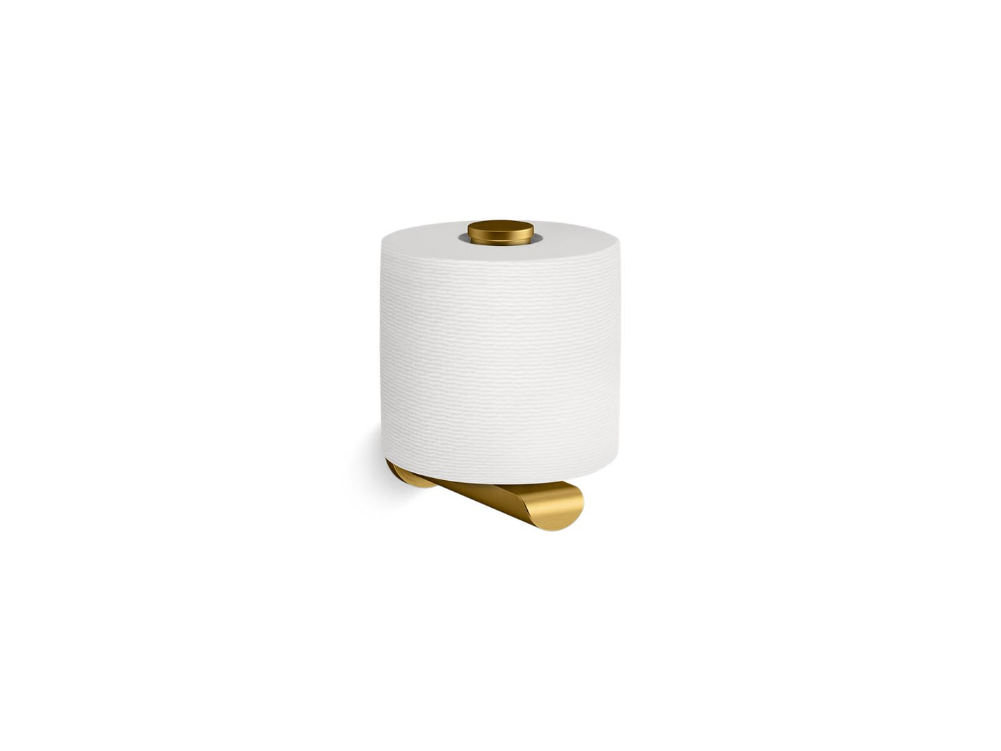 KOHLER K-97502-2MB Avid Vertical Toilet Paper Holder In Vibrant Brushed Moderne Brass