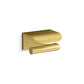 KOHLER K-97503-2MB Avid Covered Toilet Paper Holder In Vibrant Brushed Moderne Brass