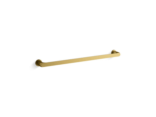 KOHLER K-97495-2MB Avid 24" Towel Bar In Vibrant Brushed Moderne Brass