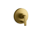 KOHLER K-T97019-4-2MB Avid Rite-Temp Valve Trim With Push-Button Diverter - Vibrant Brushed Moderne Brass