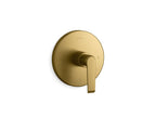 KOHLER K-T97022-4-2MB Avid Mastershower Temperature Control Valve Trim - Vibrant Brushed Moderne Brass