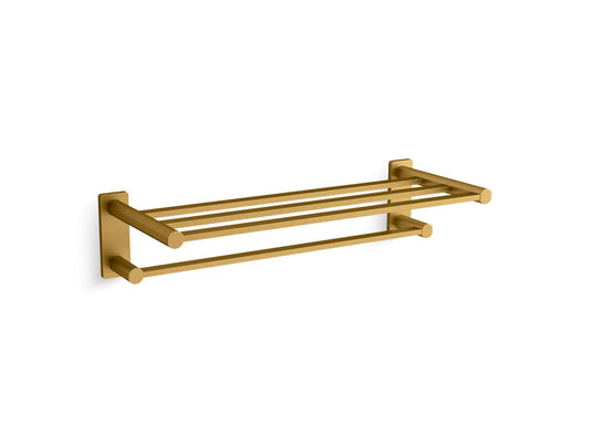 KOHLER K-23530-2MB Parallel Hotelier In Vibrant Brushed Moderne Brass