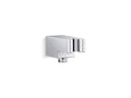 KOHLER K-26310-CP Statement Wall-Mount Handshower Holder With Supply Elbow And Check Valve - Polished Chrome