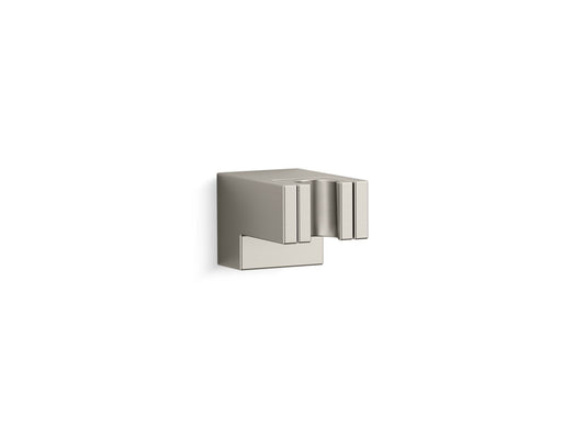 KOHLER K-26309-BN Statement Wall-Mount Handshower Holder In Vibrant Brushed Nickel