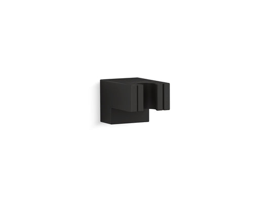 KOHLER K-26309-BL Statement Wall-Mount Handshower Holder In Matte Black