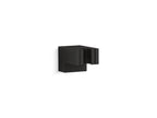 KOHLER K-26309-BL Statement Wall-Mount Handshower Holder - Matte Black
