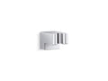 KOHLER K-26309-CP Statement Wall-Mount Handshower Holder - Polished Chrome