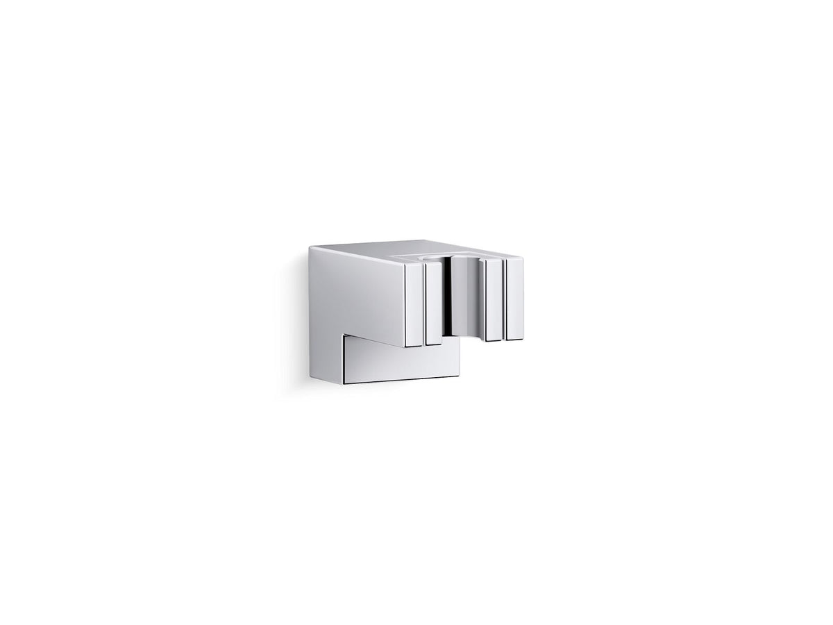 KOHLER K-26309-CP Statement Wall-Mount Handshower Holder - Polished Chrome