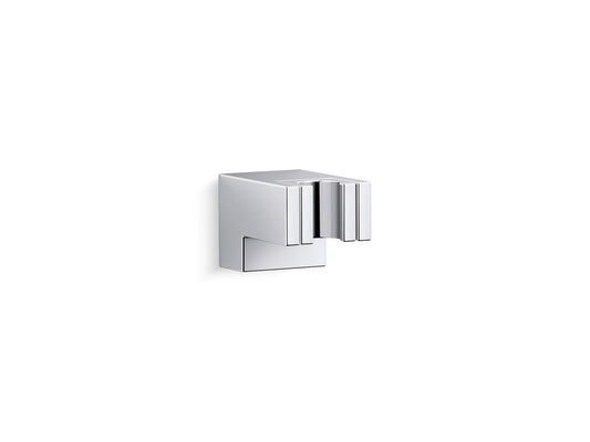 KOHLER K-26309-CP Statement Wall-mount handshower holder - Polished Chrome