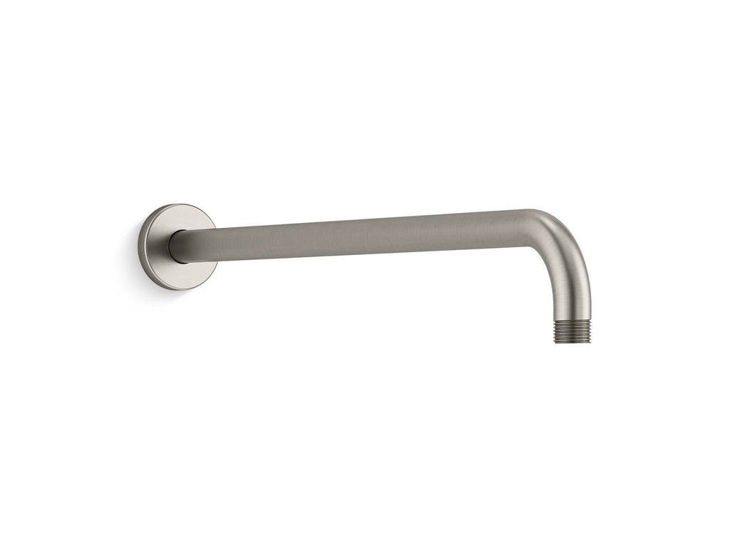 KOHLER K-26307-BN Statement 19" Wall-Mount Single-Function Rainhead Arm And Flange - Vibrant Brushed Nickel