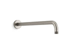 KOHLER K-26307-BN Statement 19" Wall-Mount Single-Function Rainhead Arm And Flange - Vibrant Brushed Nickel