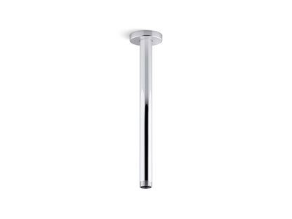 KOHLER K-26321-2MB Statement 12" ceiling-mount single-function rainhead arm and flange - Vibrant Brushed Moderne Brass