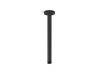 KOHLER K-26321-BL Statement 12" Ceiling-Mount Single-Function Rainhead Arm And Flange - Matte Black