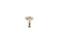 KOHLER K-26319-AF Statement 3" Ceiling-Mount Single-Function Rainhead Arm And Flange - Vibrant French Gold