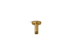KOHLER K-26319-2MB Statement 3" Ceiling-Mount Single-Function Rainhead Arm And Flange - Vibrant Brushed Moderne Brass