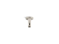 KOHLER K-26319-SN Statement 3" Ceiling-Mount Single-Function Rainhead Arm And Flange - Vibrant Polished Nickel