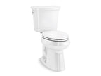 KOHLER K-26076-0 Intrepid The Complete Solution two-piece elongated toilet, 1.28 gpf - White