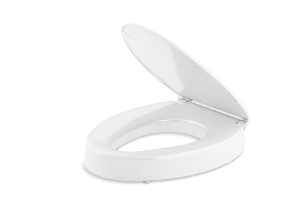 KOHLER K-25875-47 Hyten Elevated Quiet-Close elongated toilet seat - Almond