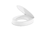 KOHLER K-25876-96 Hyten Elevated Quiet-Close Round-Front Toilet Seat - Biscuit