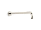 KOHLER K-26307-SN Statement 19" Wall-Mount Single-Function Rainhead Arm And Flange - Vibrant Polished Nickel