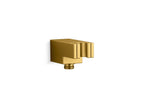 KOHLER K-26310-2MB Statement Wall-Mount Handshower Holder With Supply Elbow And Check Valve - Vibrant Brushed Moderne Brass