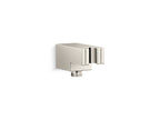 KOHLER K-26310-SN Statement Wall-Mount Handshower Holder With Supply Elbow And Check Valve - Vibrant Polished Nickel