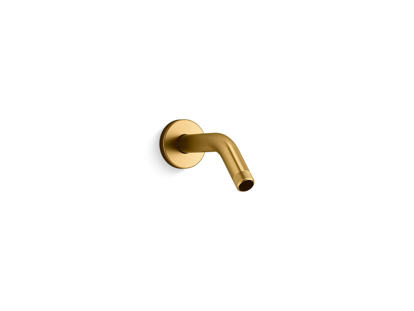 KOHLER K-26318-2MB Statement Shower Arm And Flange In Vibrant Brushed Moderne Brass