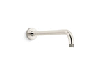 KOHLER K-26322-SN Statement 15-1/2" Wall-Mount Single-Function Rainhead Arm And Flange - Vibrant Polished Nickel