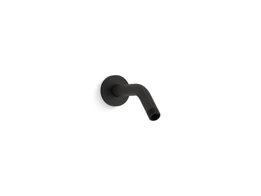 KOHLER K-26318-BL Statement Shower Arm And Flange In Matte Black