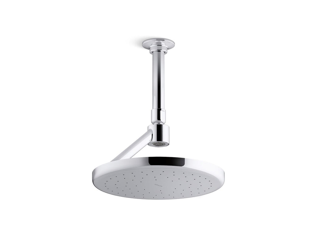 KOHLER K-26301-CP Statement Open Rain Iconic Single-Function Rainhead, 2.5 Gpm - Polished Chrome