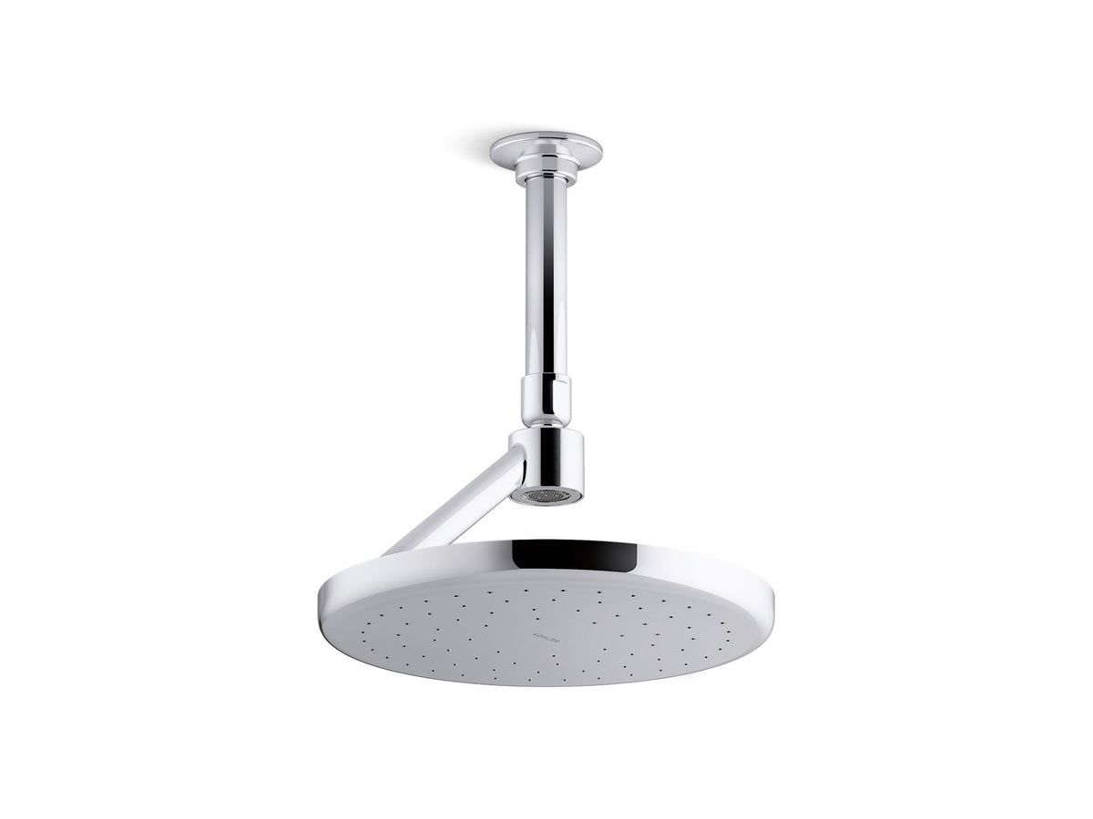 KOHLER K-26301-CP Statement Open Rain Iconic Single-Function Rainhead, 2.5 Gpm - Polished Chrome