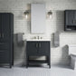 KOHLER K-33578-ASB-1WX Winnow 30" Bathroom Vanity Cabinet With Sink And Quartz Top In Slate Grey