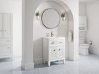 KOHLER K-33541-ASB-0 Hearthaven 24" X 28" Wall Cabinet - White