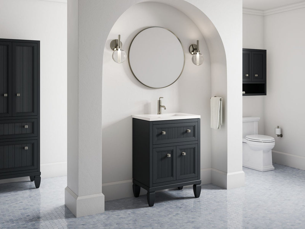 KOHLER K-33541-ASB-0 Hearthaven 24" X 28" Wall Cabinet - White