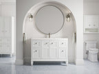 KOHLER K-33541-ASB-0 Hearthaven 24" X 28" Wall Cabinet - White