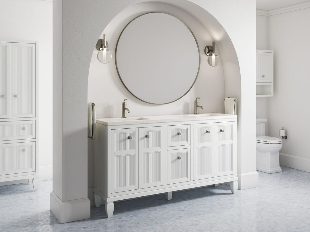 KOHLER K-33541-ASB-0 Hearthaven 24" X 28" Wall Cabinet - White