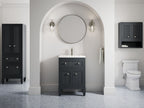 KOHLER K-33541-ASB-0 Hearthaven 24" X 28" Wall Cabinet - White