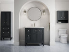 KOHLER K-33541-ASB-0 Hearthaven 24" X 28" Wall Cabinet - White