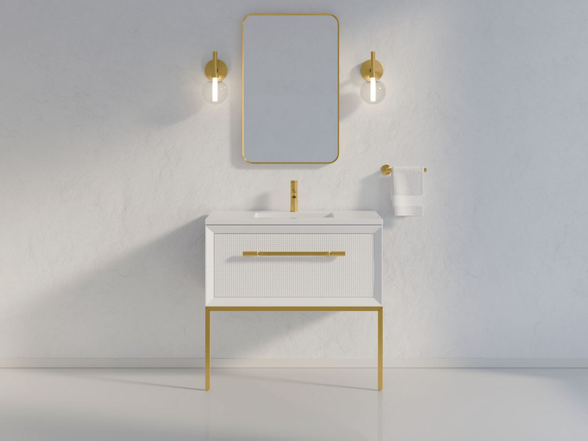KOHLER K-33562-0 Enivo 36" Wall-Hung Bathroom Vanity Cabinet - White