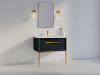 KOHLER K-33564-HF6 Enivo 36" Vanity Legs - Brushed Brass