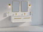 KOHLER K-33563-GL7 Enivo 60" Wall-Hung Bathroom Vanity Cabinet - Gloss Black