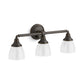 KOHLER K-10572-BZL Devonshire Three-Light Sconce In Oil-Rubbed Bronze