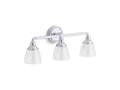 KOHLER K-10572-CPL Devonshire Three-Light Sconce - Polished Chrome