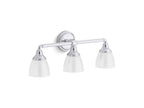 KOHLER K-10572-CPL Devonshire Three-Light Sconce - Polished Chrome