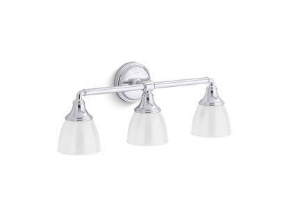 KOHLER K-10572-CPL Devonshire Three-light sconce - Polished Chrome