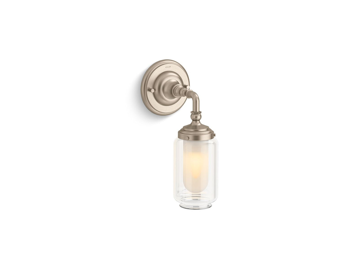 KOHLER K-72584-BVL Artifacts One-Light Sconce In Brushed Bronze