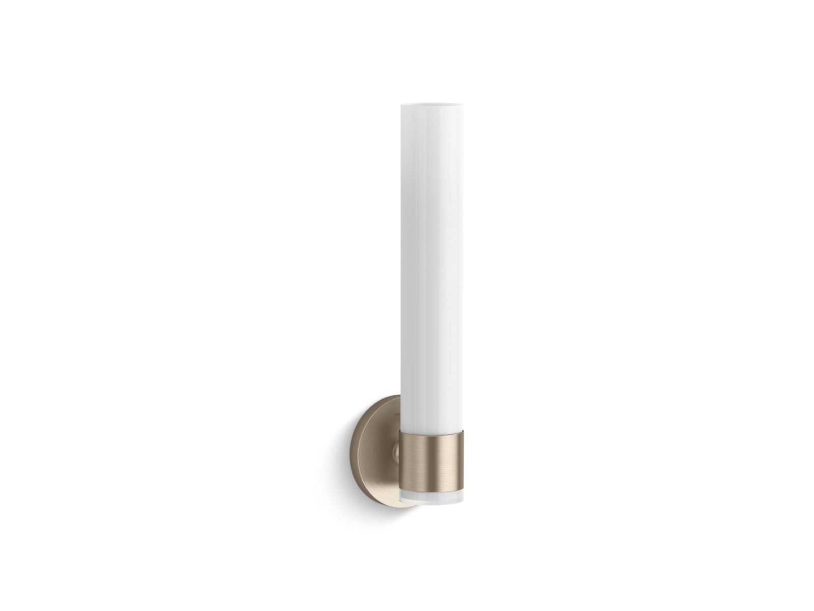 KOHLER K-32375-SC01-BVL Purist One-Light Sconce - Brushed Bronze
