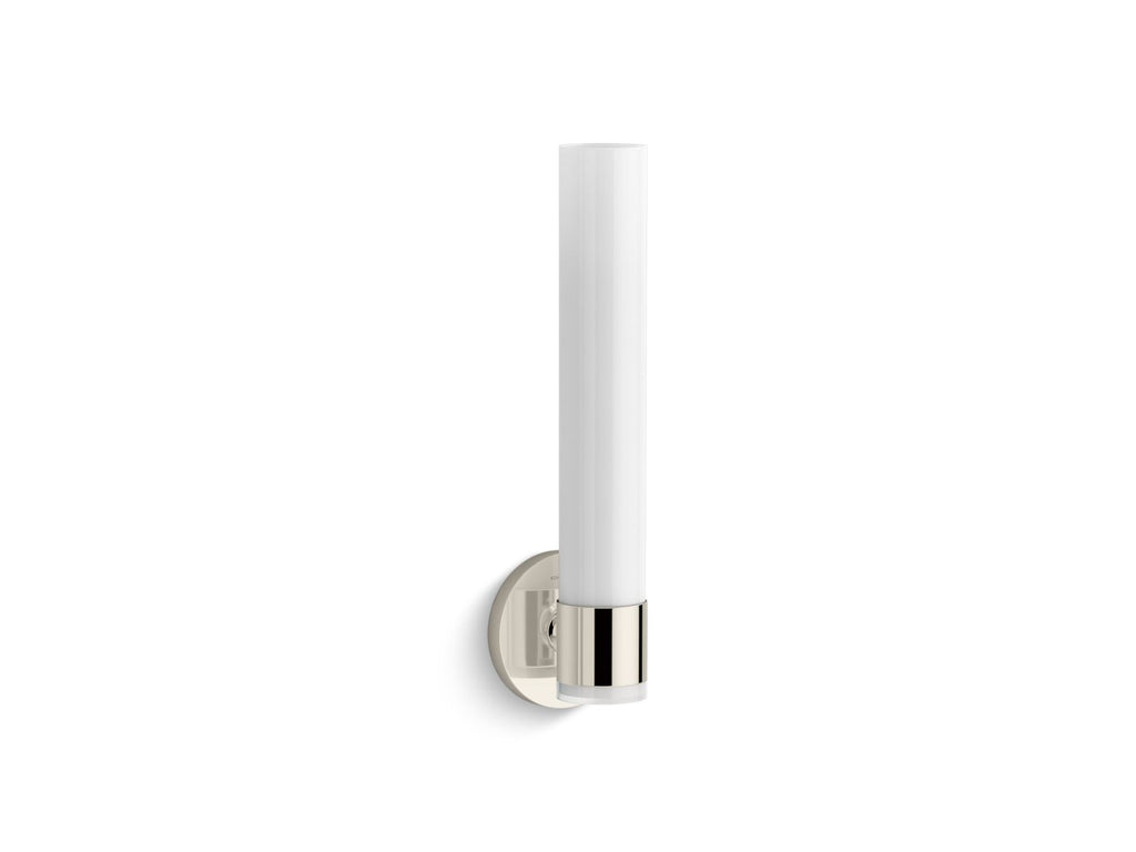 KOHLER K-32375-SC01-SNL Purist One-Light Sconce - Polished Nickel