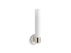 KOHLER K-32375-SC01-SNL Purist One-Light Sconce - Polished Nickel
